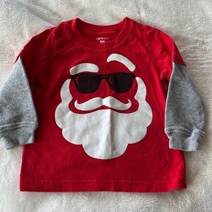 Carters Santa T-shirt 9 months